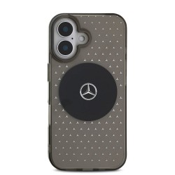 Husa Mercedes PC/TPU Star Pattern MagSafe pentru iPhone 16 Plus, Neagra Husa Mercedes PC/TPU Star Pattern MagSafe pentru iPhone 16 Plus, Neagra