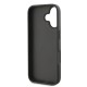 Husa Guess PU 4G Metal Logo pentru iPhone 16, Gri (Bakr, GUHCP16S4GMGGR) by www.silkase.ro