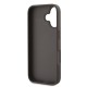 Husa Guess PU 4G Metal Logo pentru iPhone 16, Maro (Bakr, GUHCP16S4GMGBR) by www.silkase.ro