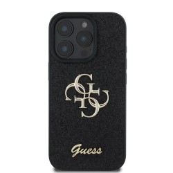 Husă Guess PU Fixed Glitter 4G Metal Logo pentru iPhone 16 Pro Max, Black Husă Guess PU Fixed Glitter 4G Metal Logo pentru iPhone 16 Pro Max, Black