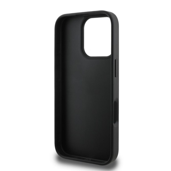 Husă Guess PU Fixed Glitter 4G Metal Logo pentru iPhone 16 Pro Max, Black Husă Guess PU Fixed Glitter 4G Metal Logo pentru iPhone 16 Pro Max, Black (Bakr, GUHCP16XHG4SGK) by www.silkase.ro