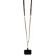 Husa Crossbody Guess PU 4G Strass Triangle Logo pentru iPhone 16, Maro (Bakr, GUHCP16SP4TDSCPW) by www.silkase.ro