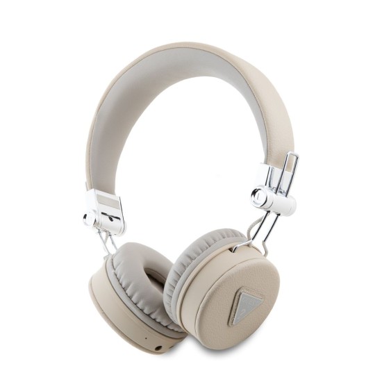 Căști Wireless Over-Ear Guess PU Grained Triangle Logo (ENC), Bej Căști Wireless Over-Ear Guess PU Grained Triangle Logo (ENC), Bej (Bakr, GUBH70PGTSPSE) by www.silkase.ro