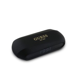 Căști Wireless TWS Guess Elongated Metallic (ENC), Negre