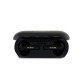 Căști Wireless TWS Guess Elongated Metallic (ENC), Negre (Bakr, GUTWSC2MCDSK) by www.silkase.ro