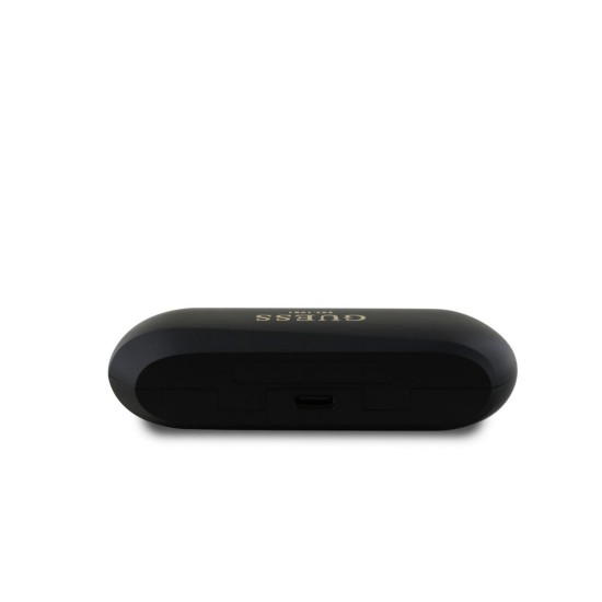 Căști Wireless TWS Guess Elongated Metallic (ENC), Negre (Bakr, GUTWSC2MCDSK) by www.silkase.ro
