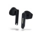 Căști Wireless TWS Guess Elongated Metallic (ENC), Negre (Bakr, GUTWSC2MCDSK) by www.silkase.ro