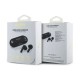 Căști Wireless TWS Guess Elongated Metallic (ENC), Negre (Bakr, GUTWSC2MCDSK) by www.silkase.ro