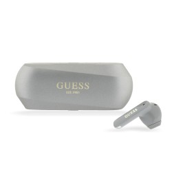 Căști Wireless TWS Guess Elongated Metallic (ENC), Gri (Taupe)
