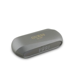 Căști Wireless TWS Guess Elongated Metallic (ENC), Gri (Taupe)
