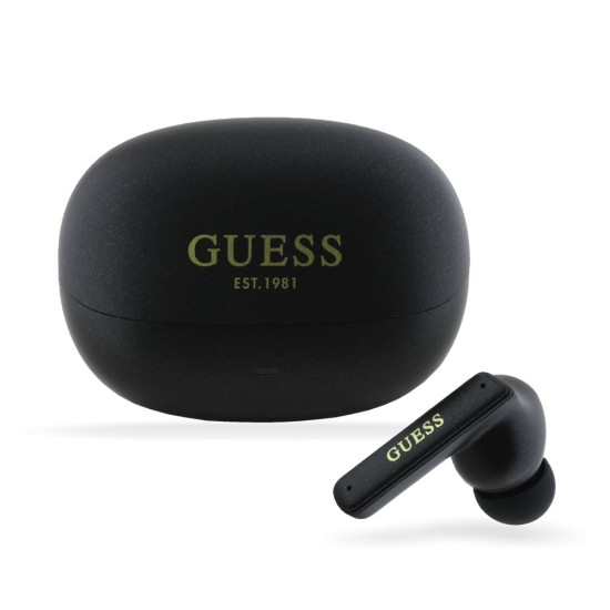 Căști Wireless TWS Guess Capsule (ANC/ENC), Negre Căști Wireless TWS Guess Capsule (ANC/ENC), Negre (Bakr, GUTWST88MCTGK) by www.silkase.ro