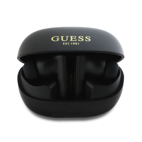 Căști Wireless TWS Guess Capsule (ANC/ENC), Negre Căști Wireless TWS Guess Capsule (ANC/ENC), Negre (Bakr, GUTWST88MCTGK) by www.silkase.ro