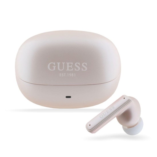 Căști Wireless TWS Guess Capsule (ANC/ENC), Roz Căști Wireless TWS Guess Capsule (ANC/ENC), Roz (Bakr, GUTWST88MCTGP) by www.silkase.ro