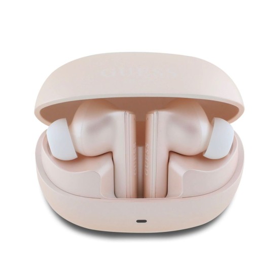 Căști Wireless TWS Guess Capsule (ANC/ENC), Roz Căști Wireless TWS Guess Capsule (ANC/ENC), Roz (Bakr, GUTWST88MCTGP) by www.silkase.ro