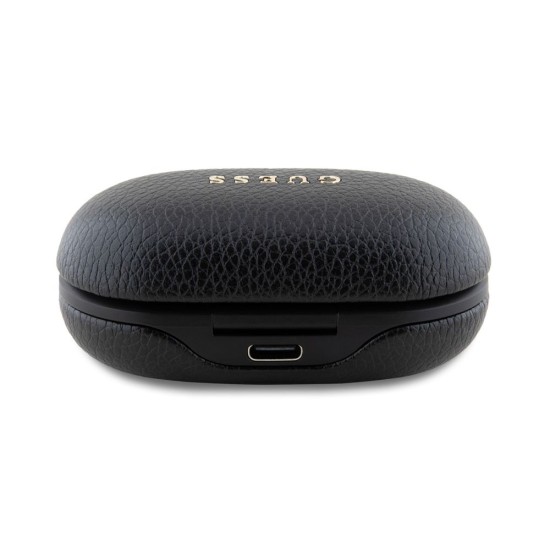 Căști Wireless TWS Guess PU Grained (ENC), Negre Căști Wireless TWS Guess PU Grained (ENC), Negre (Bakr, GUTWSPGTSPSK) by www.silkase.ro