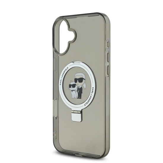 Husa Karl Lagerfeld Ringstand Karl and Choupette MagSafe pentru iPhone 16, Neagra Husa Karl Lagerfeld Ringstand Karl and Choupette MagSafe pentru iPhone 16, Neagra (Bakr, KLHMP16SHMRSKCK) by www.silkase.ro