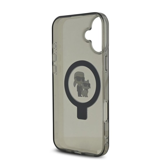 Husa Karl Lagerfeld Ringstand Karl and Choupette MagSafe pentru iPhone 16 Plus, Neagra Husa Karl Lagerfeld Ringstand Karl and Choupette MagSafe pentru iPhone 16 Plus, Neagra (Bakr, KLHMP16MHMRSKCK) by www.silkase.ro