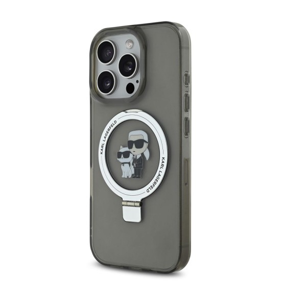 Husa Karl Lagerfeld Ringstand Karl and Choupette MagSafe pentru iPhone 16 Pro Max, Neagra Husa Karl Lagerfeld Ringstand Karl and Choupette MagSafe pentru iPhone 16 Pro Max, Neagra (Bakr, KLHMP16XHMRSKCK) by www.silkase.ro