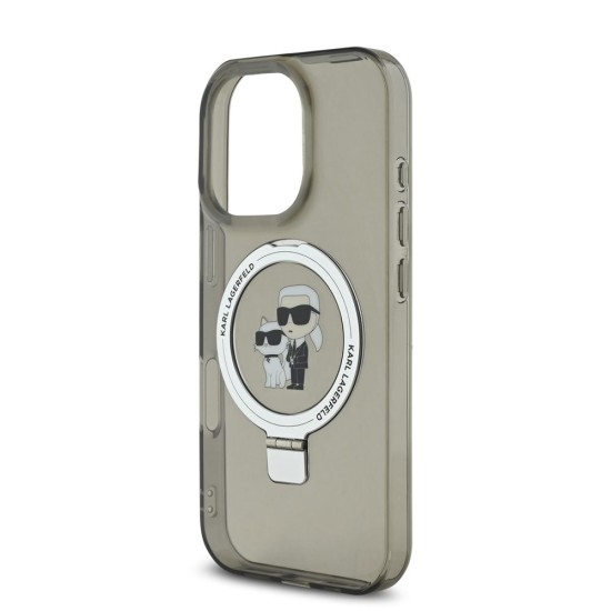 Husa Karl Lagerfeld Ringstand Karl and Choupette MagSafe pentru iPhone 16 Pro Max, Neagra Husa Karl Lagerfeld Ringstand Karl and Choupette MagSafe pentru iPhone 16 Pro Max, Neagra (Bakr, KLHMP16XHMRSKCK) by www.silkase.ro