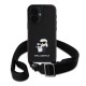 Husa Crossbody Karl Lagerfeld Saffiano Metal Karl and Choupette pentru iPhone 16, Neagra Husa Crossbody Karl Lagerfeld Saffiano Metal Karl and Choupette pentru iPhone 16, Neagra (Bakr, KLHCP16SSAKCPBK) by www.silkase.ro