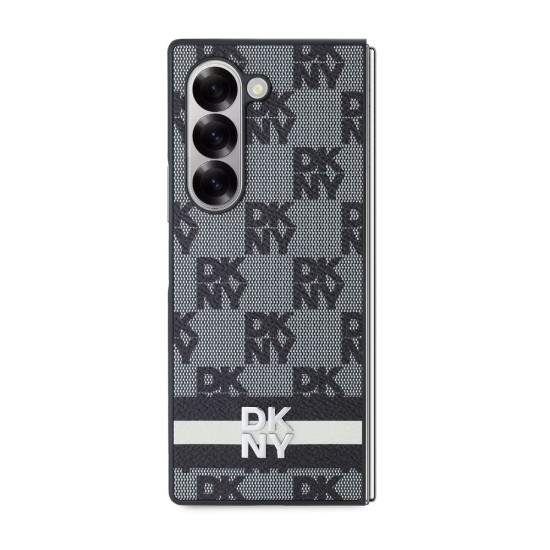 Husă DKNY din Piele Ecologică cu Model în Carouri și Dungi pentru Samsung Galaxy Z Fold 6, Negru Husă DKNY din Piele Ecologică cu Model în Carouri și Dungi pentru Samsung Galaxy Z Fold 6, Negru (Bakr, DKHCZFD6PCPTSSK) by www.silkase.ro