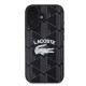 Husa Lacoste Blend Monogram MagSafe pentru iPhone 16, Neagra (Bakr, LCHMP16SPIGK) by www.silkase.ro