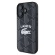 Husa Lacoste Blend Monogram MagSafe pentru iPhone 16, Neagra (Bakr, LCHMP16SPIGK) by www.silkase.ro