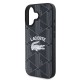 Husa Lacoste Blend Monogram MagSafe pentru iPhone 16, Neagra (Bakr, LCHMP16SPIGK) by www.silkase.ro