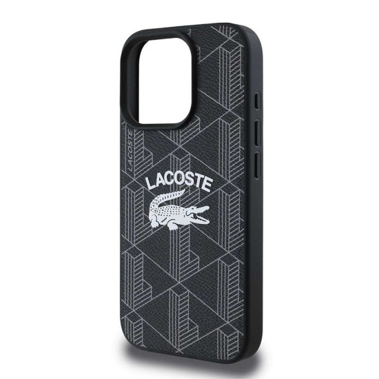 Husa Lacoste Blend Monogram MagSafe pentru iPhone 16 Pro, Neagra Husa Lacoste Blend Monogram MagSafe pentru iPhone 16 Pro, Neagra (Bakr, LCHMP16LPIGK) by www.silkase.ro