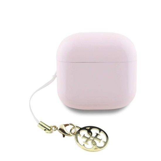 Căști Wireless TWS Guess Classic Logo Charm, Roz Căști Wireless TWS Guess Classic Logo Charm, Roz (Bakr, GUTWSXMCCLP) by www.silkase.ro