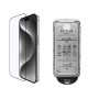 Folie de Sticlă (Screen Protector) 2.5D Guess pentru iPhone 16 Pro, Neagra (Bakr, GUTGP16LBOKGCIT) by www.silkase.ro