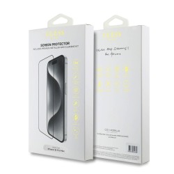 Folie de Sticlă (Screen Protector) 2.5D Guess pentru iPhone 16 Pro Max, Neagra