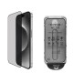 Folie de Sticlă Privacy (Confidențialitate) 2.5D Guess pentru iPhone 16 Pro Max, Neagra (Bakr, GUTGP16XBOKGCIP) by www.silkase.ro