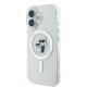 Husa Karl Lagerfeld IML Glitter Karl and Choupette MagSafe pentru iPhone 16, Transparenta (Bakr, KLHMP16SHGKCNOT) by www.silkase.ro