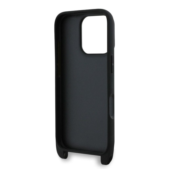 Husa Crossbody Karl Lagerfeld Saffiano Karl and Choupette pentru iPhone 16 Pro, Neagra Husa Crossbody Karl Lagerfeld Saffiano Karl and Choupette pentru iPhone 16 Pro, Neagra (Bakr, KLHCP16LCSAKCPMK) by www.silkase.ro