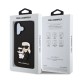 Husa Karl Lagerfeld PU Saffiano Karl and Choupette pentru iPhone 16, Neagra (Bakr, KLHCP16SSANKCPK) by www.silkase.ro