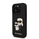 Husa Karl Lagerfeld PU Saffiano Karl and Choupette pentru iPhone 16 Pro, Neagra (Bakr, KLHCP16LSANKCPK) by www.silkase.ro