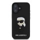 Husa Karl Lagerfeld 3D Rubber Ikonik pentru iPhone 16, Neagra Husa Karl Lagerfeld 3D Rubber Ikonik pentru iPhone 16, Neagra (Bakr, KLHCP16S3DRKINK) by www.silkase.ro