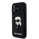 Husa Karl Lagerfeld 3D Rubber Ikonik pentru iPhone 16, Neagra Husa Karl Lagerfeld 3D Rubber Ikonik pentru iPhone 16, Neagra (Bakr, KLHCP16S3DRKINK) by www.silkase.ro