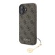 Husa Guess 4G Charm (Tone on Tone) pentru iPhone 16, Maro (Bakr, GUHCP16SGF4GCW) by www.silkase.ro