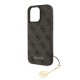 Husa Guess 4G Charm (Tone on Tone) pentru iPhone 16 Pro Max, Maro (Bakr, GUHCP16XGF4GCW) by www.silkase.ro