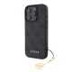 Husa Guess 4G Charm (Tone on Tone) pentru iPhone 16 Pro Max, Gri (Bakr, GUHCP16XGF4GCK) by www.silkase.ro