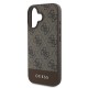 Husa Guess PU 4G Stripe pentru iPhone 16, Maro Husa Guess PU 4G Stripe pentru iPhone 16, Maro (Bakr, GUHCP16SG4GLBR) by www.silkase.ro