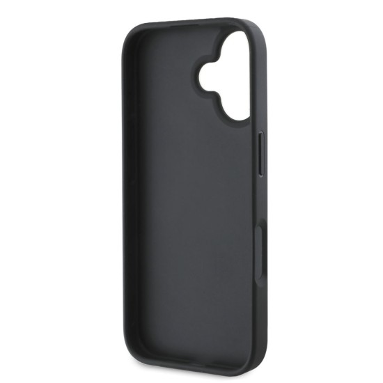 Husa Guess PU 4G Stripe pentru iPhone 16, Gri (Bakr, GUHCP16SG4GLGR) by www.silkase.ro