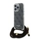 Husa Crossbody Guess IML 4G Printed Strap pentru iPhone 16 Pro Max, Maro (Bakr, GUHCP16XHC4SEW) by www.silkase.ro