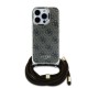 Husa Crossbody Guess IML 4G Printed Strap pentru iPhone 16 Pro Max, Maro (Bakr, GUHCP16XHC4SEW) by www.silkase.ro