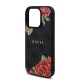 Husa Guess PU Leather 4G Roses MagSafe pentru iPhone 16 Pro, Neagra (Bakr, GUHMP16LP4ROPEMCK) by www.silkase.ro