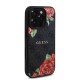 Husa Guess PU Leather 4G Roses MagSafe pentru iPhone 16 Pro Max, Neagra (Bakr, GUHMP16XP4ROPEMCK) by www.silkase.ro