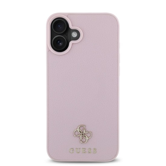 Husa Guess PU Grained 4G Small Metal Logo MagSafe pentru iPhone 16 Plus, Roz Husa Guess PU Grained 4G Small Metal Logo MagSafe pentru iPhone 16 Plus, Roz (Bakr, GUHMP16MPGCSM4MP) by www.silkase.ro