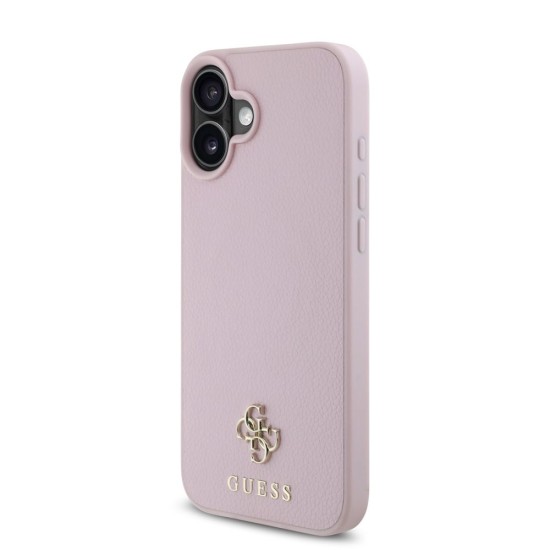 Husa Guess PU Grained 4G Small Metal Logo MagSafe pentru iPhone 16 Plus, Roz Husa Guess PU Grained 4G Small Metal Logo MagSafe pentru iPhone 16 Plus, Roz (Bakr, GUHMP16MPGCSM4MP) by www.silkase.ro